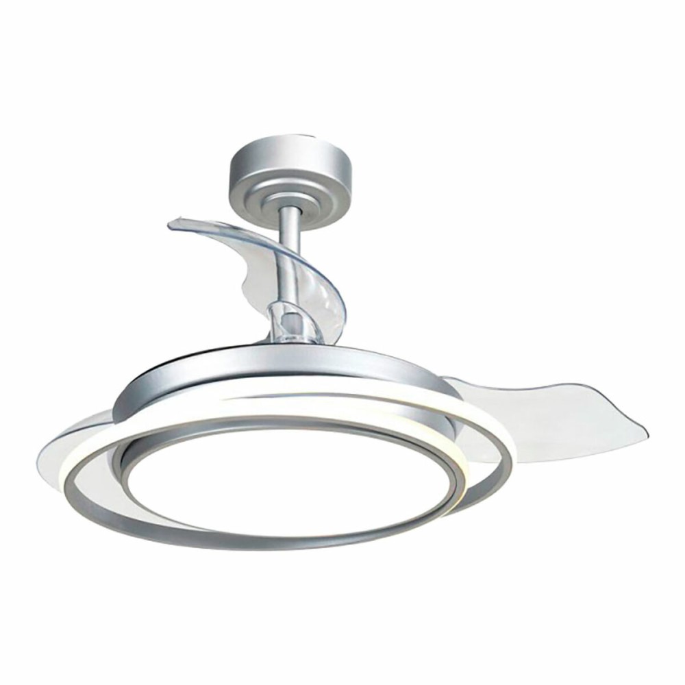 Ceiling Fan CristalRecord Silver 40 W Ø 40 cm