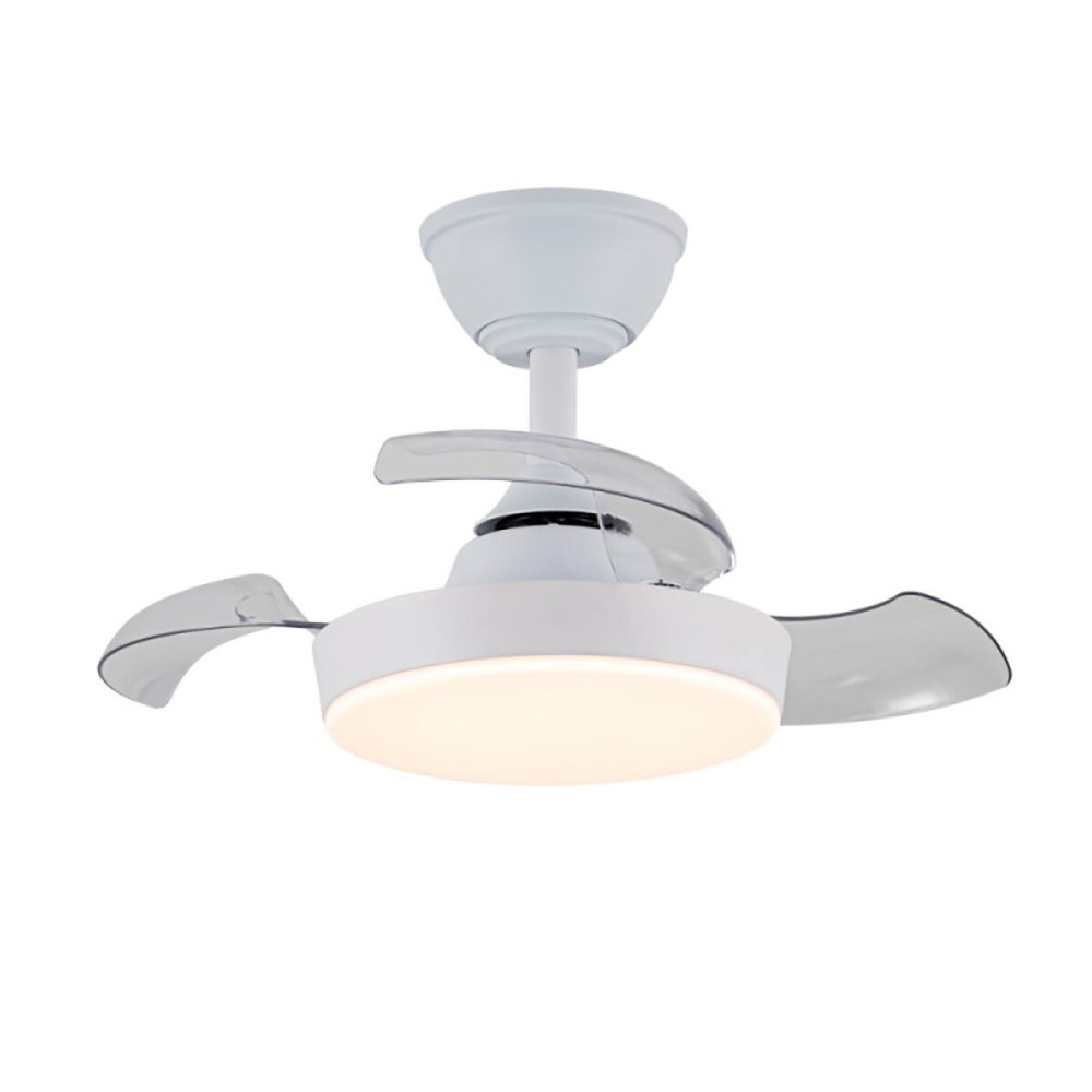 Ceiling Fan CristalRecord White Ø 55 cm