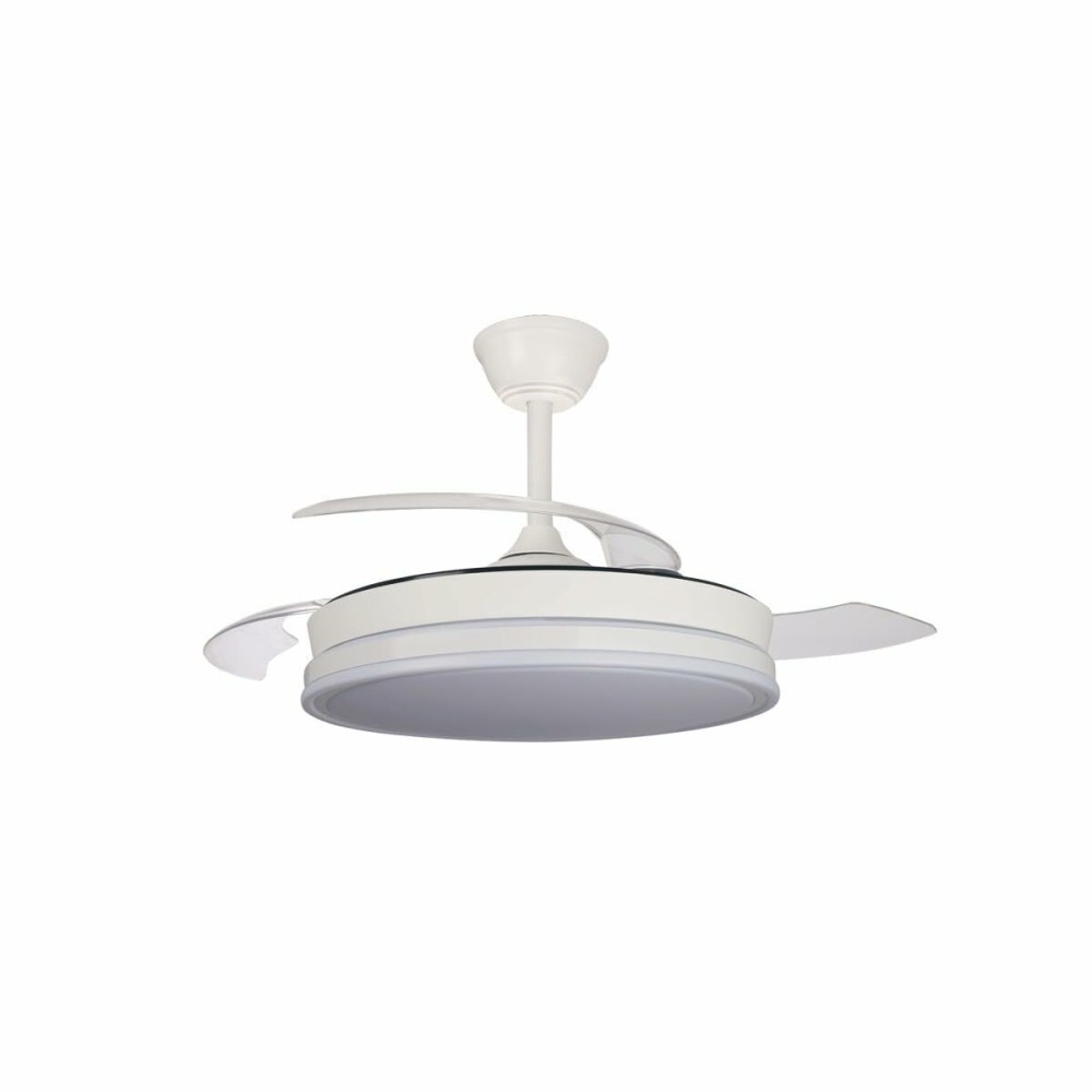 Deckenventilator CristalRecord SUPERECO RETRAC 45W MD Durchsichtig