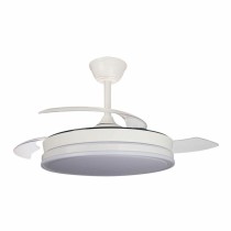 Ceiling Fan CristalRecord SUPERECO RETRAC 45W MD Transparent