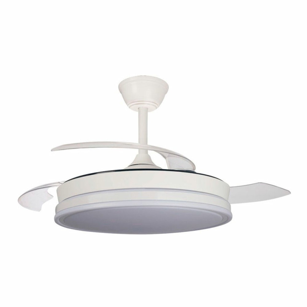 Ceiling Fan CristalRecord SUPERECO RETRAC 45W MD Transparent