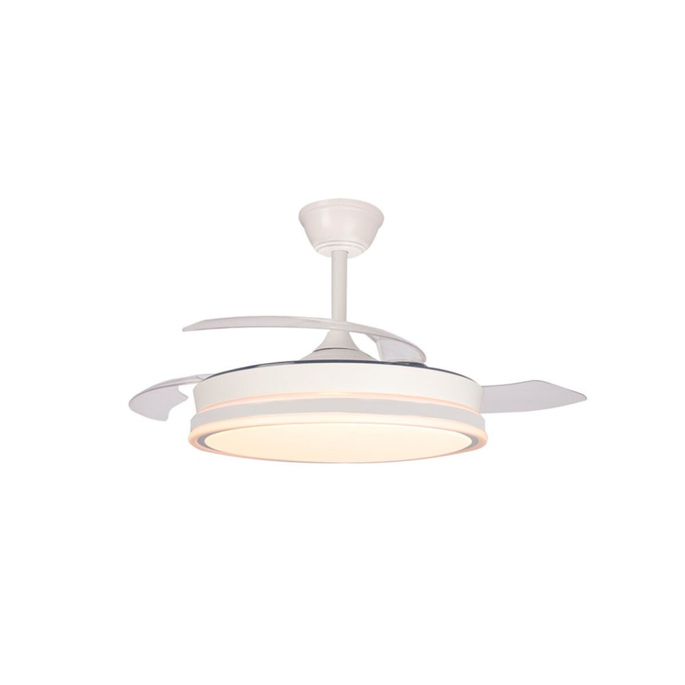 Ceiling Fan CristalRecord SUPERECO RETRAC 45W MD Transparent