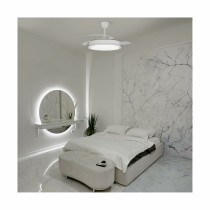 Deckenventilator CristalRecord SUPERECO RETRAC 45W MD Durchsichtig