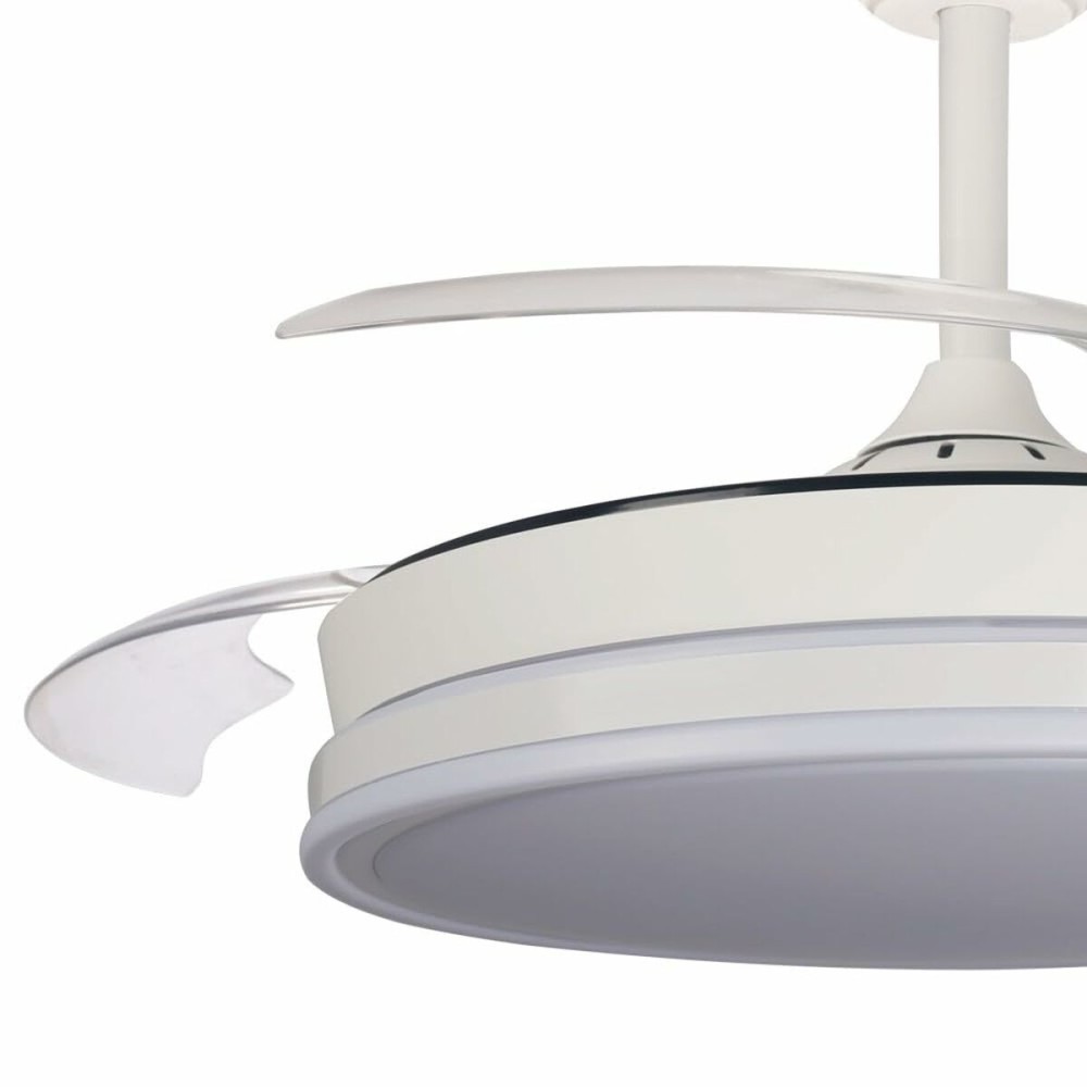 Ceiling Fan CristalRecord SUPERECO RETRAC 45W MD Transparent