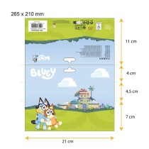 Mütze und Handschuhe Bluey Hellblau