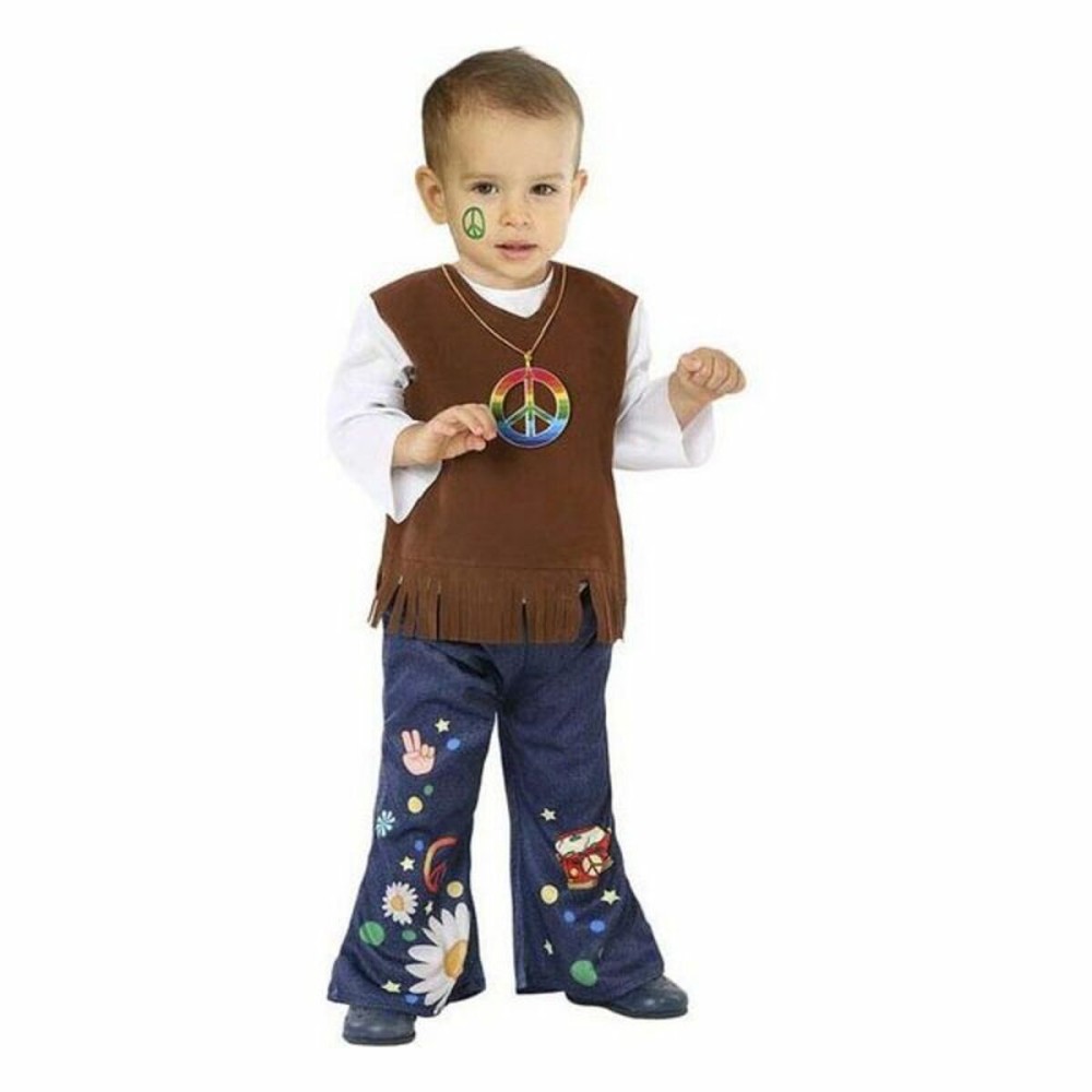 Costume for Babies Hippie Multicolour