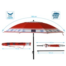 Sonnenschirm Ø 180 cm SPF50+ Anker
