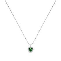 Ladies' Pendant Morellato SAIW134 Silver Green