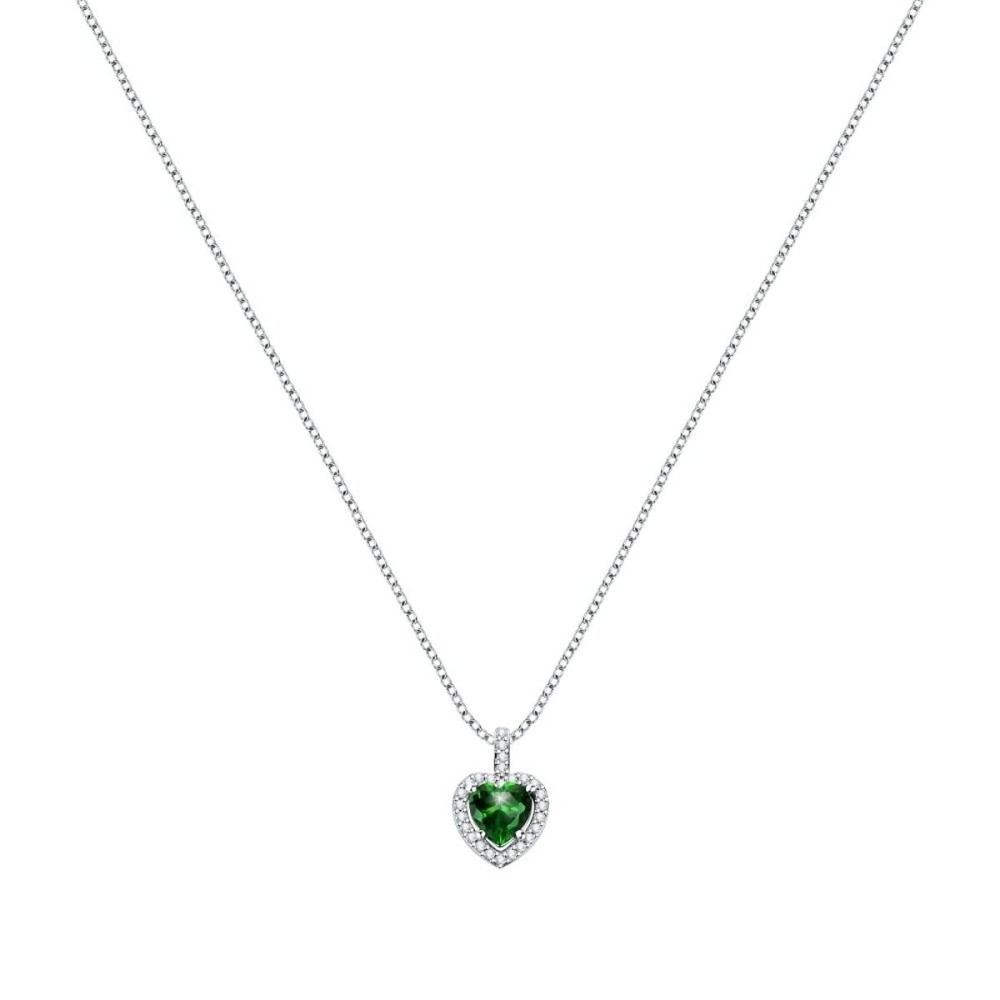 Ladies' Pendant Morellato SAIW134 Silver Green