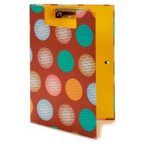 Folder A4 With lid Clip Circles