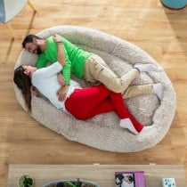 Hundebett für Menschen Human Dog Bed XXL InnovaGoods Beige