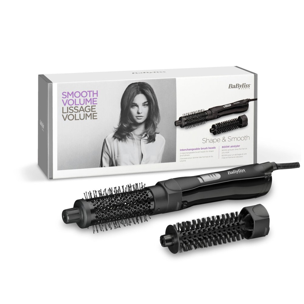 Brosse à coiffer AS82E Babyliss Shape & Smooth Électrique 1 Pièce (2 Unités) (1 Unité) 800W (3 pcs)