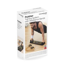 Push-Up Board with Resistance Bands and Exercise Guide Pulsher InnovaGoods