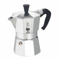 Cafetière Italienne Bialetti Moka Aluminium 550 ml 9 Tasses Argenté