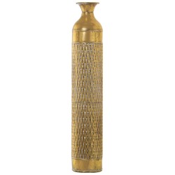 Floor vase Alexandra House Living Golden Metal 14 x 14 x 81 cm