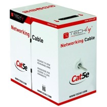 Câble Réseau Rigide UTP 5ème Catégorie Techly 025640 Gris 305 m
