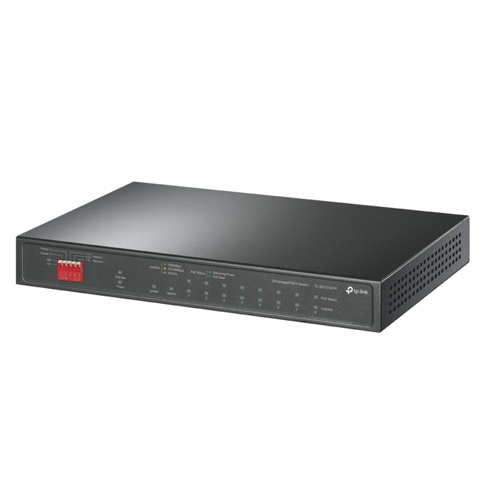 Switch TP-Link TL-SG1210PP Black