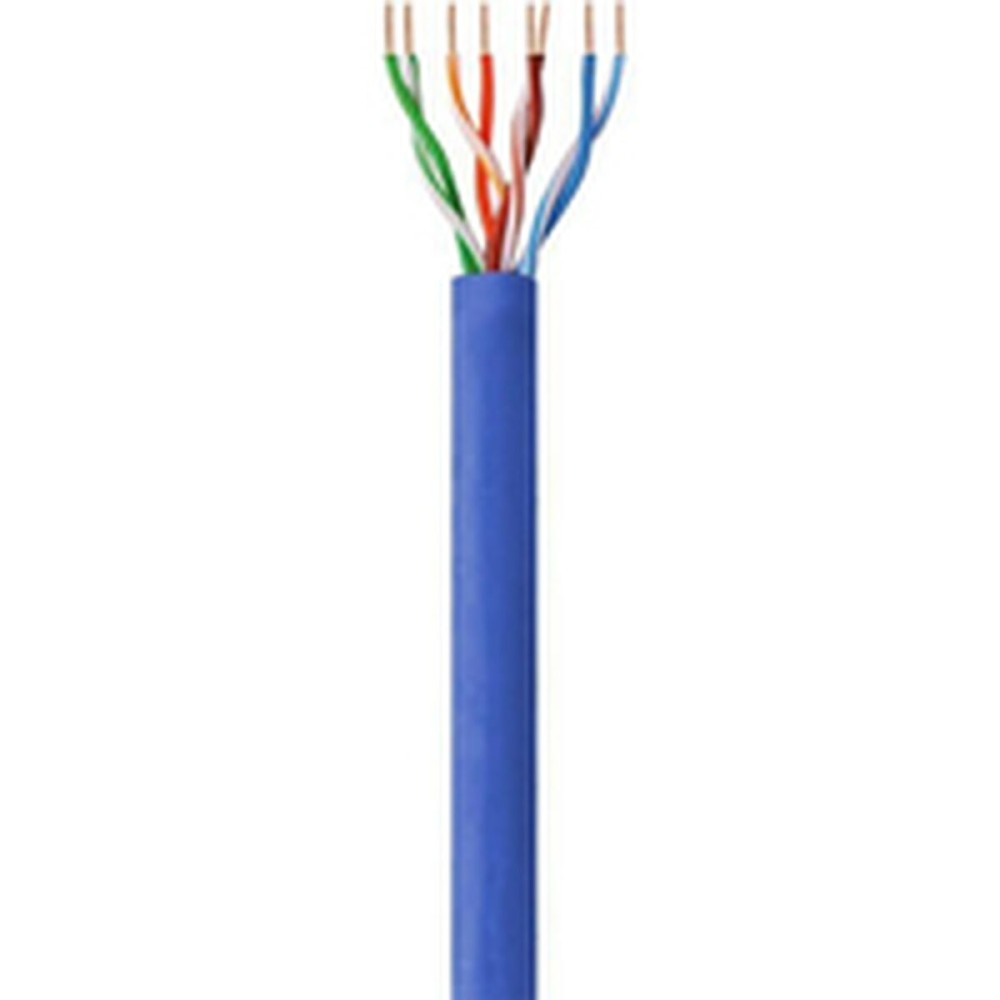 Câble Réseau Rigide UTP 6ème Catégorie Techly ITP6-CCA-305-BL Bleu 305 m