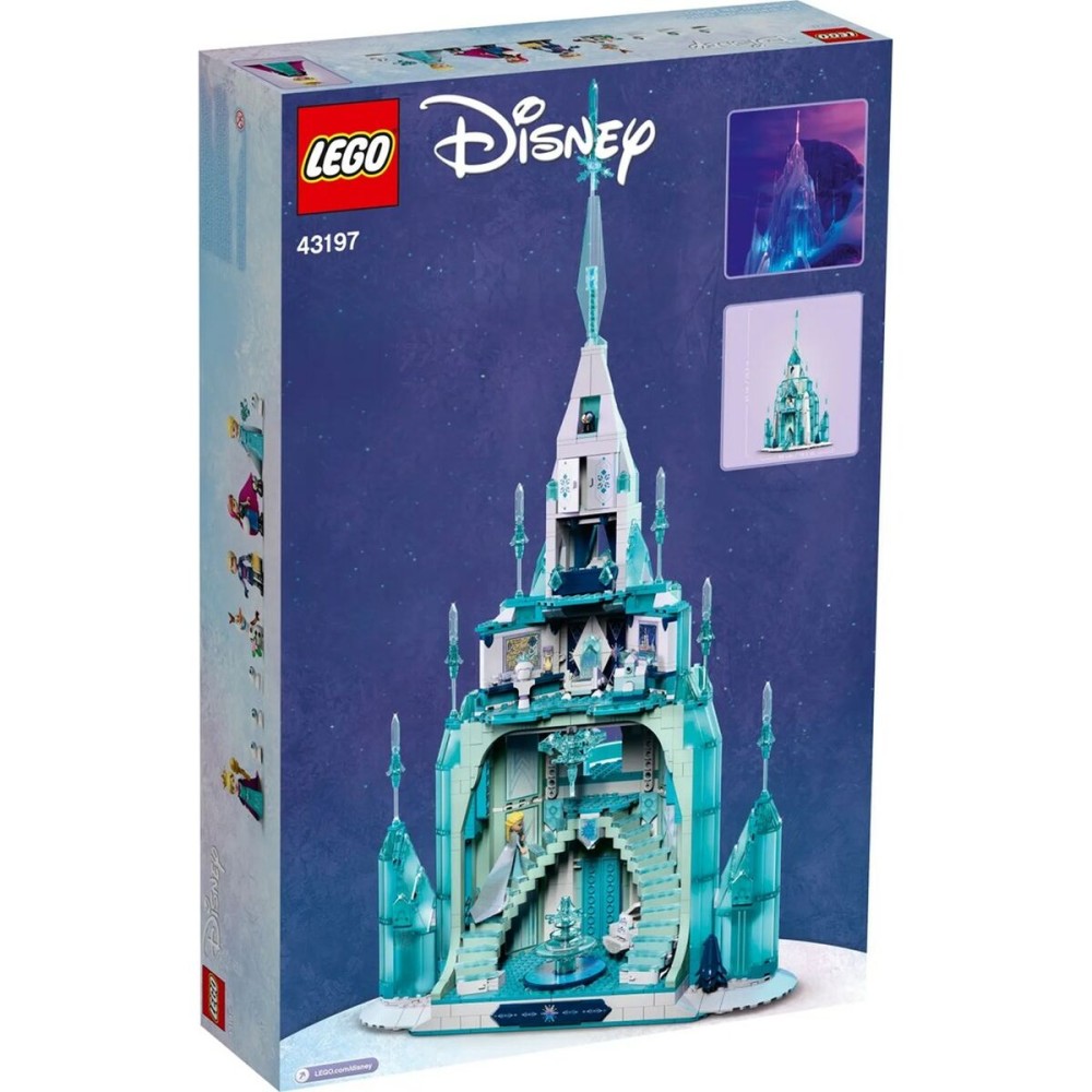 Set de construction Lego 43197 Frozen - The Ice Castle 1709 Pièces