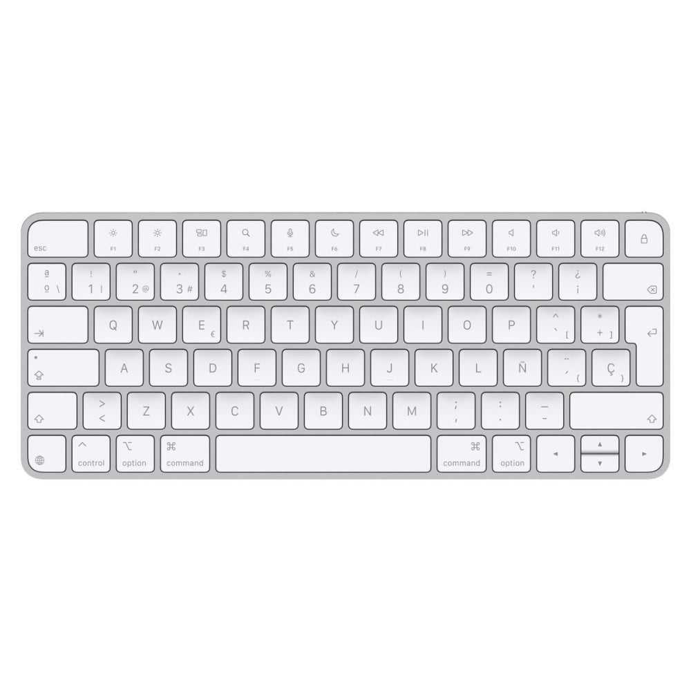 Drahtlose Tastatur Apple MXCL3Y/A Weiß Qwerty Spanisch