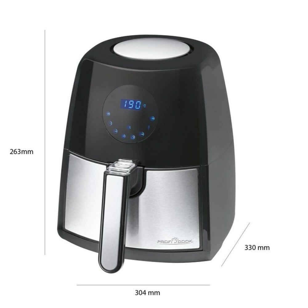 Heißluftfritteuse Proficook PC-FR 1147 H Schwarz 1500 W 2,5 L
