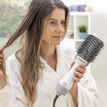 Brosse Volume Sèche-Cheveux Ionique Volumio InnovaGoods Blanc Gris 1000 W