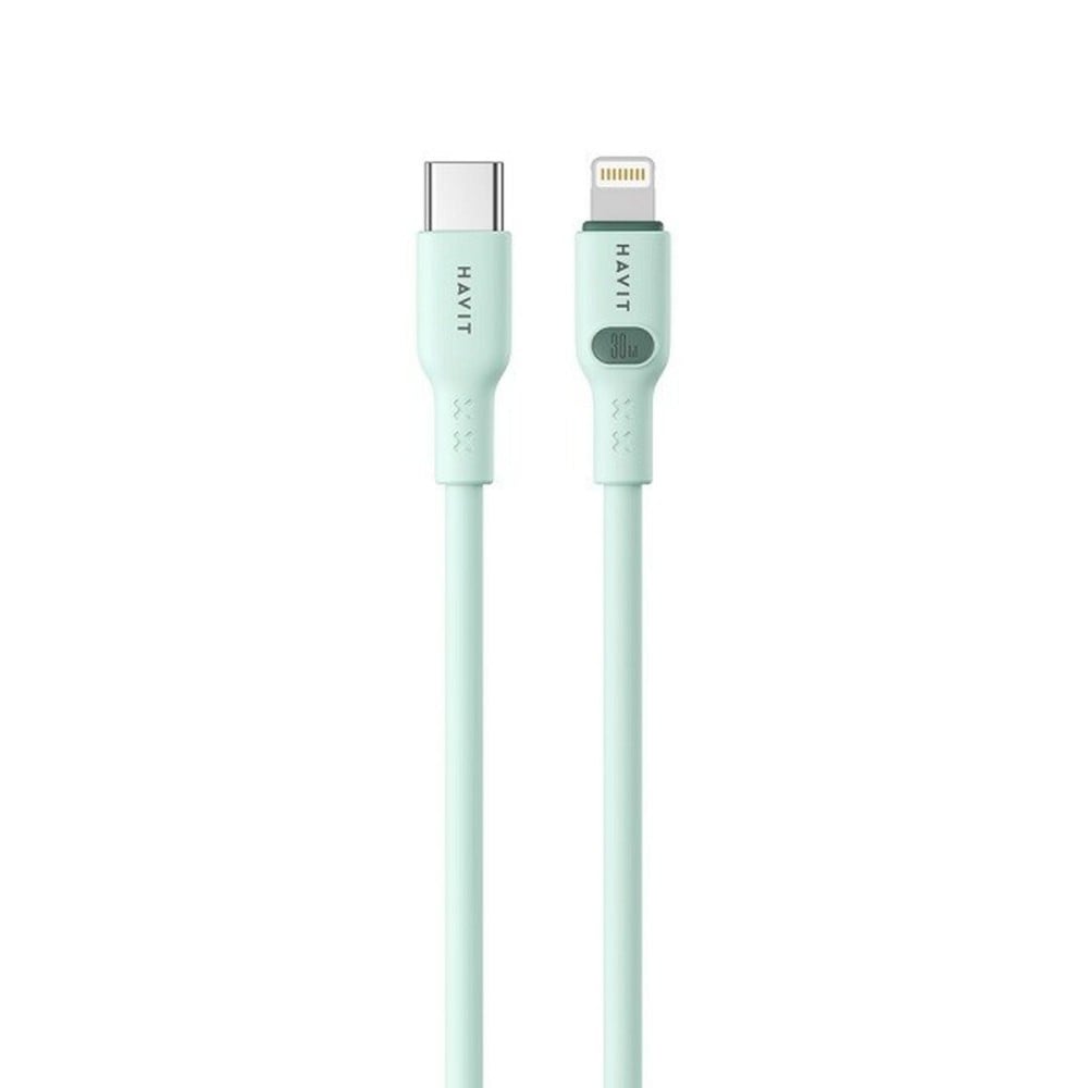 USB-C auf Lightning Verbindungskabel Havit CB6281 1.0m grün 1 m