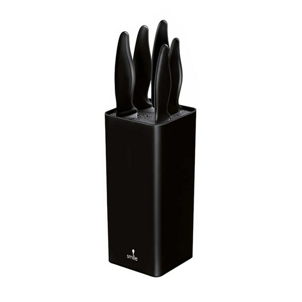 Set of Kitchen Knives and Stand Smile