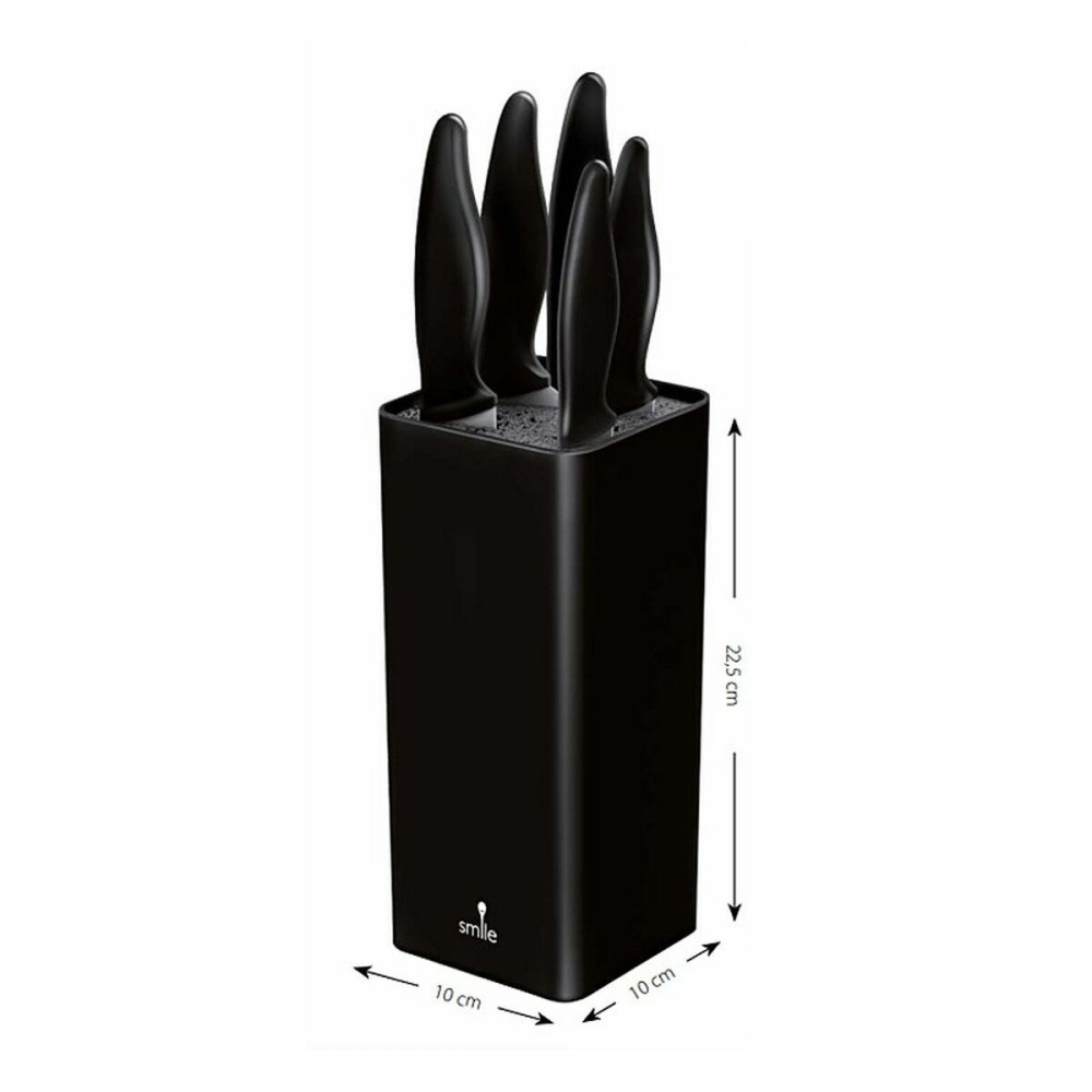 Set of Kitchen Knives and Stand Smile