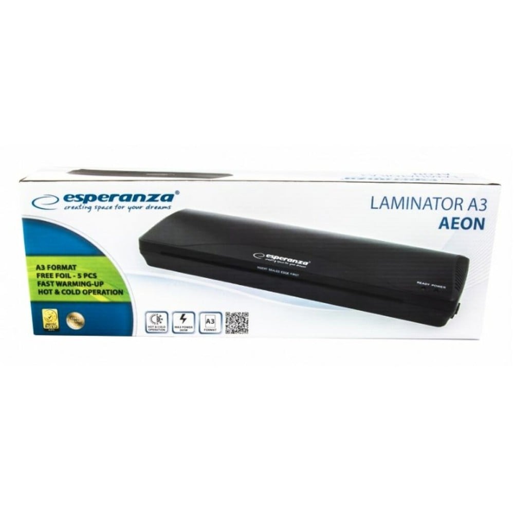 Plastifieuse Esperanza Laminator A3 Aeon Noir