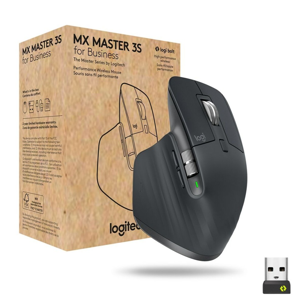 Souris sans-fil Logitech MX Master 3s Graphite 8000 dpi