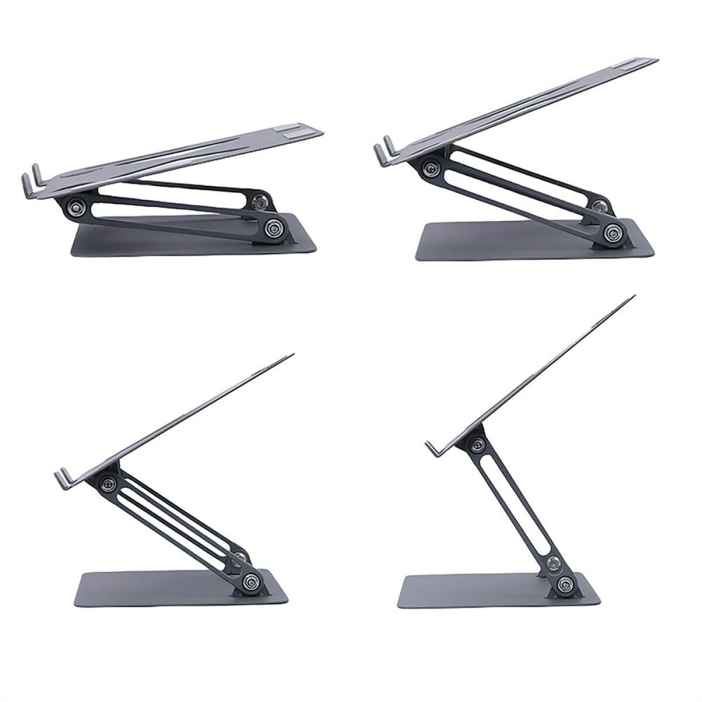 Zusammenklappbarer und verstellbarer Laptop-Ständer Media Tech MT2661 Silikon Aluminium Kohlenstoffstahl