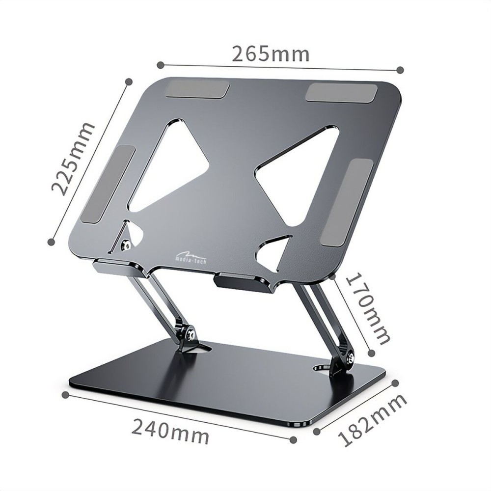 Support Pliable et Réglable pour Portable Media Tech MT2661 Silicone Aluminium Acier au carbone