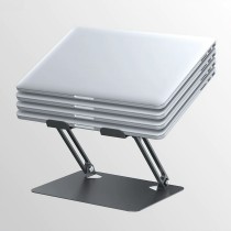 Zusammenklappbarer und verstellbarer Laptop-Ständer Media Tech MT2661 Silikon Aluminium Kohlenstoffstahl