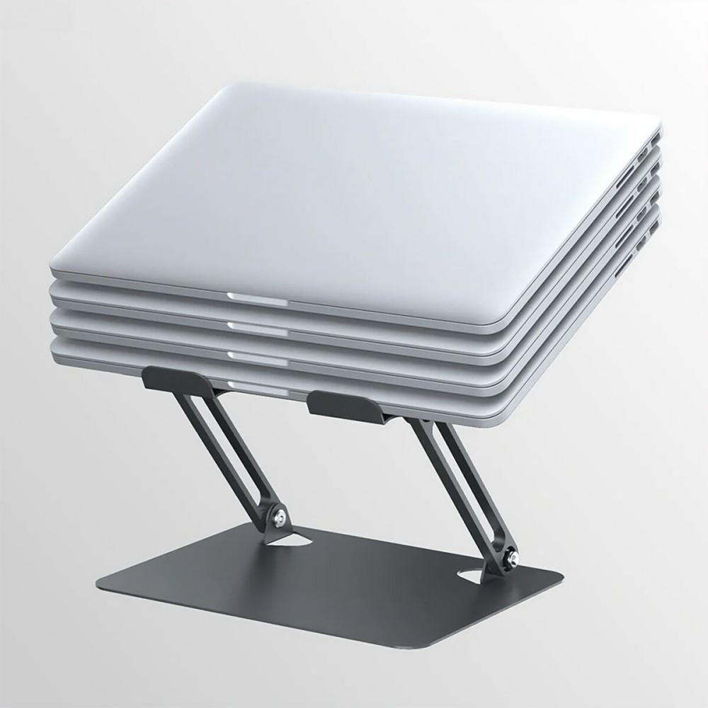 Zusammenklappbarer und verstellbarer Laptop-Ständer Media Tech MT2661 Silikon Aluminium Kohlenstoffstahl