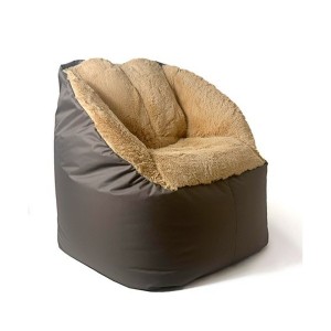 Puff GO GIFT Bronze Oxford tejido antidesgarros
