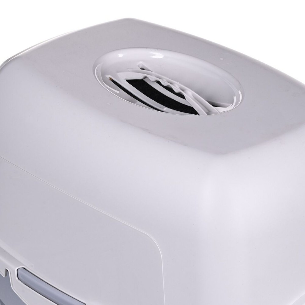 Cat Litter Box Diamentiq 4004508810DIA White Grey Plastic 40 x 38,7 x 55,5 cm