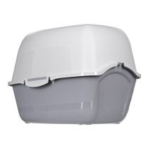 Bac à litière pour chats Diamentiq 4004508810DIA Blanc Gris Plastique 40 x 38,7 x 55,5 cm