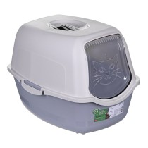 Cat Litter Box Diamentiq 4004508810DIA White Grey Plastic 40 x 38,7 x 55,5 cm