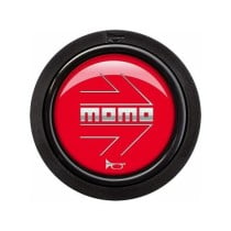 Bouton Momo SPHOARWREDCHF Volant Noir/Rouge