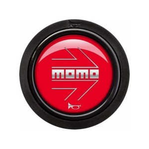 Bouton Momo SPHOARWREDCHF Volant Noir/Rouge