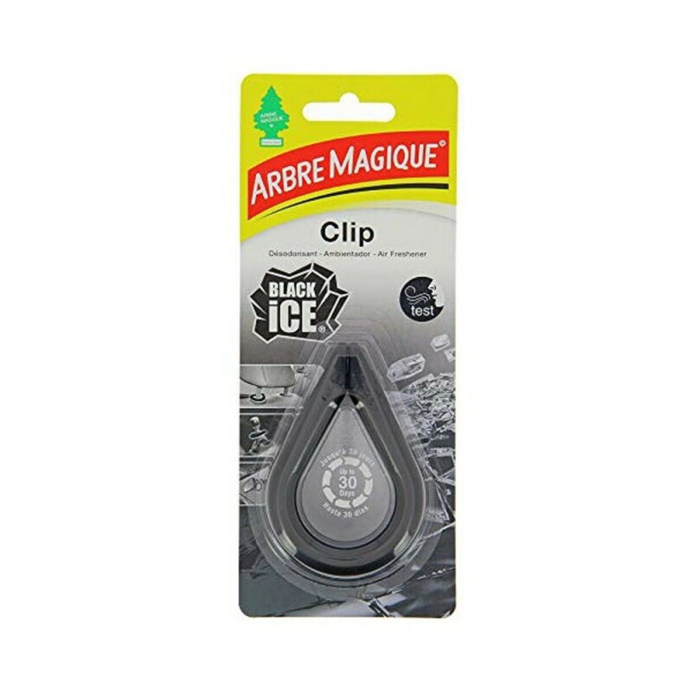 Car Air Freshener Arbre Magique Black Ice Clip