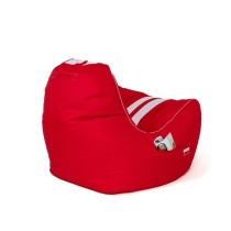 Pouf GO GIFT Blanc Rouge Oxford tejido antidesgarros 140 x 100 x 100 cm 140 x 100 cm