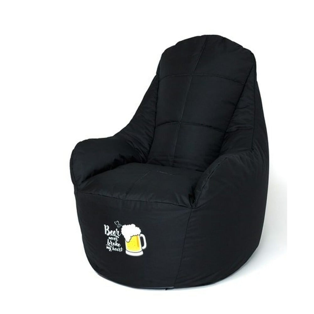 Puff GO GIFT Schwarz Oxford tejido antidesgarros