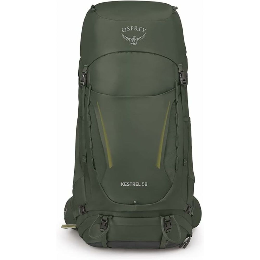 Hiking Backpack Osprey Kestrel Green Khaki 58 L