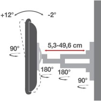 Wandhalterung Techly 308886 80" 50 kg