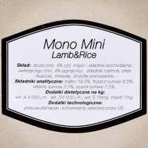 Nourriture BOSCH Mono Mini Lamb&Rice Agneau Riz 900 g 900 gr