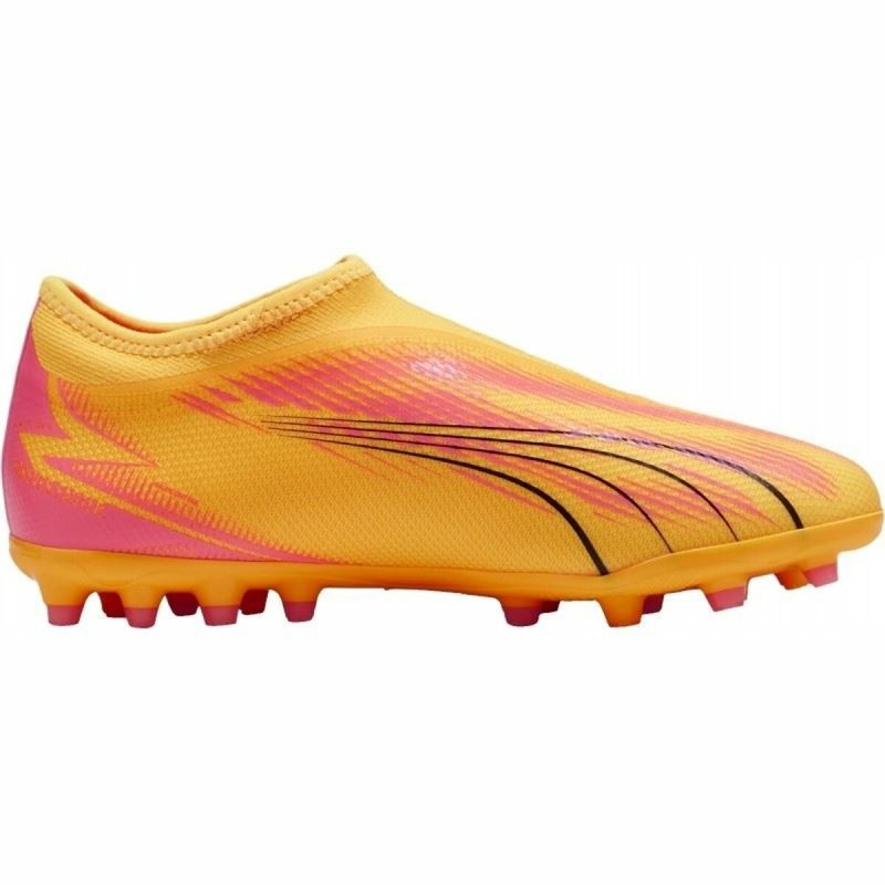 Childrens Football Boots Puma ULTRA MATCH L MG Orange