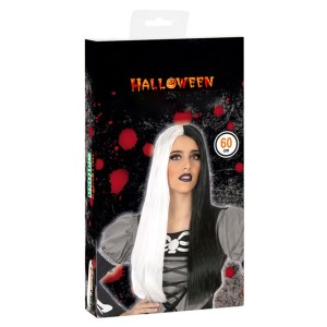 Perruque pour Halloween Noir Blanc