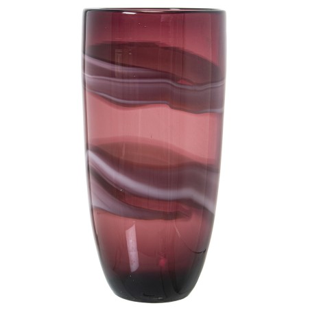 Vase Alexandra House Living Rouge Verre 18 x 17 x 34 cm